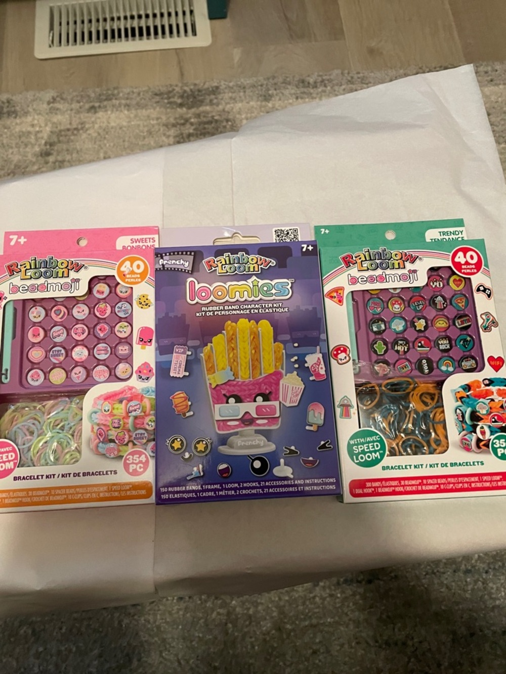 Rainbow Loom Beadmoji Lot of 3 New